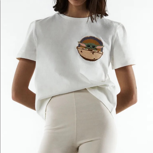 Zara Star Wars Embroidered Tee - Picture 2 of 8